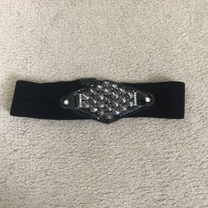 Waist belt with beaded detailing